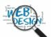 magnifying glass web design